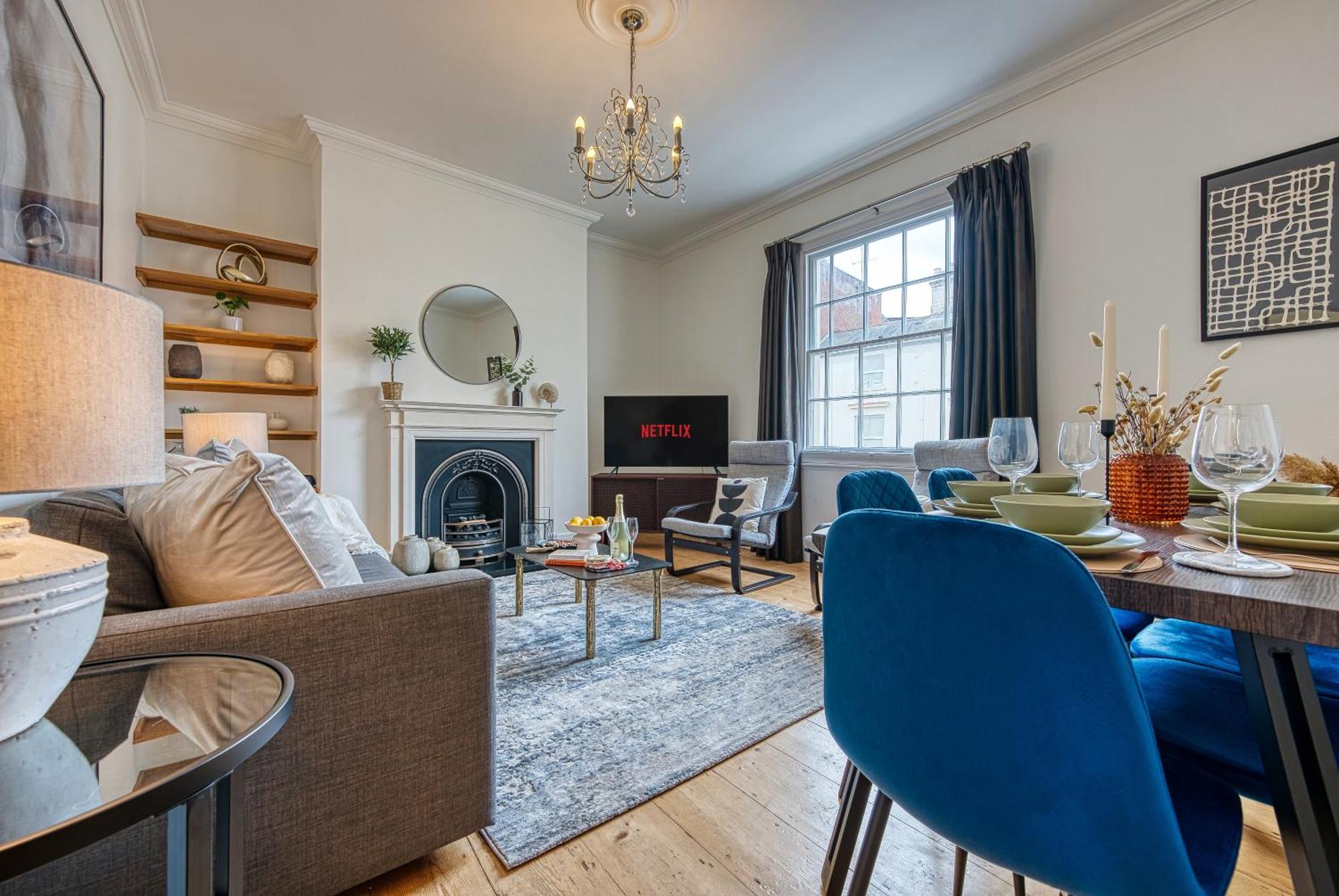 2 Bed Stunning Chic Modern Spacious Apt, Ocean Village, Southampton - Plenty Of Parking - By Blue Puffin Stays Luaran gambar
